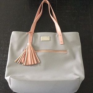 Nine West Gray/Pink Purse Tote
